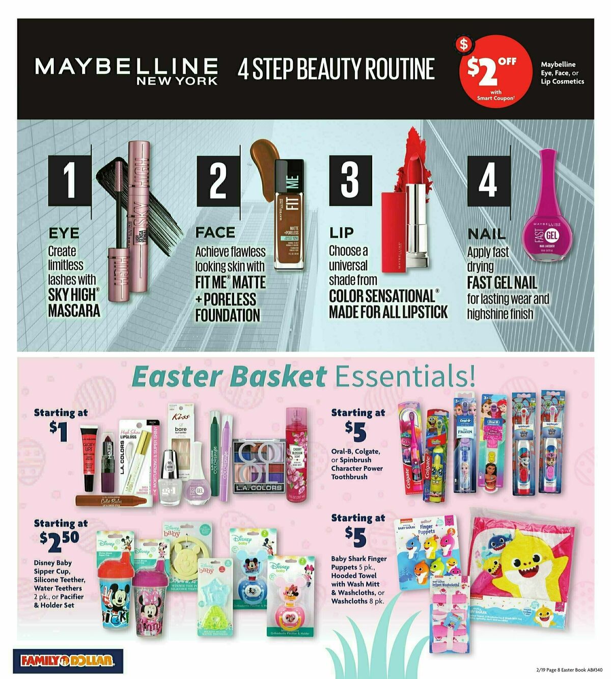 Family Dollar Easter Book Weekly Ad from February 19