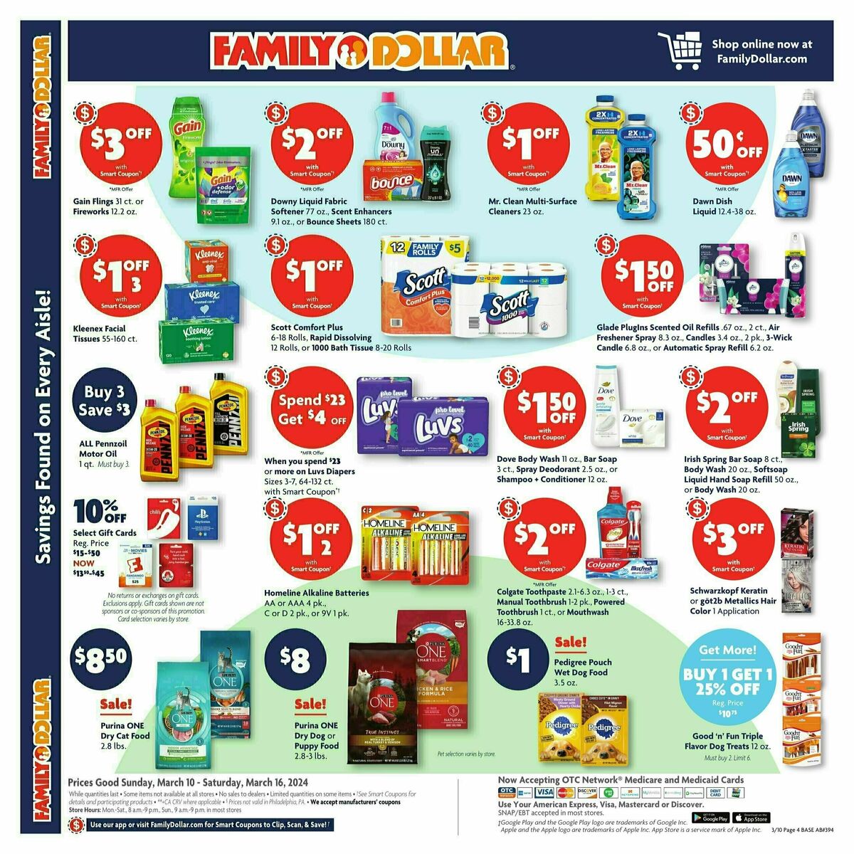 Family Dollar Weekly Ad from March 10