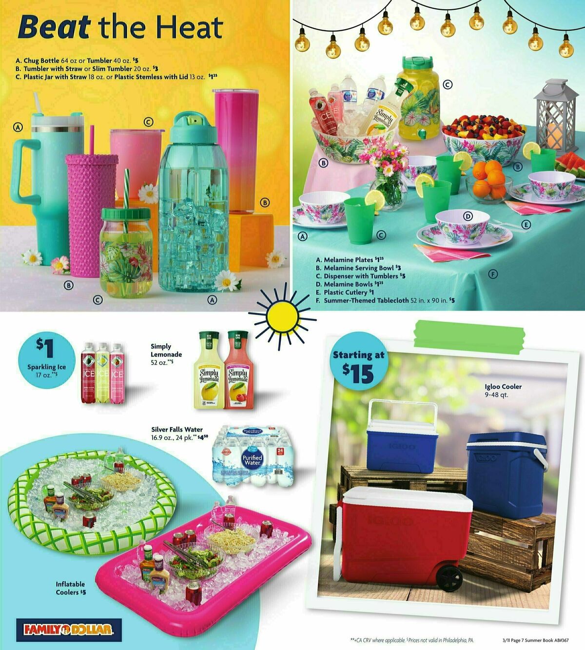 Family Dollar Summer Book Weekly Ad from March 11