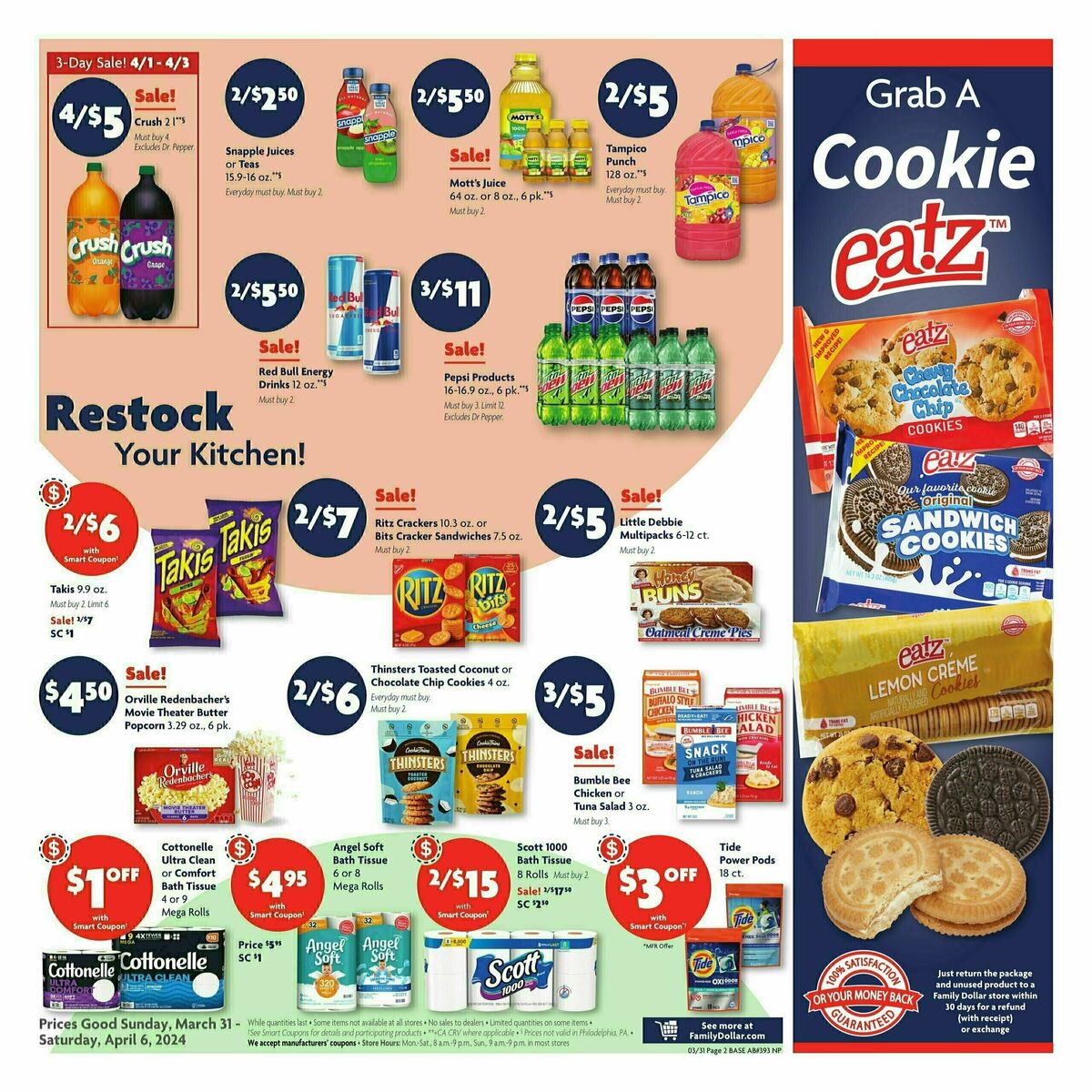 Family Dollar Weekly Ad from March 31