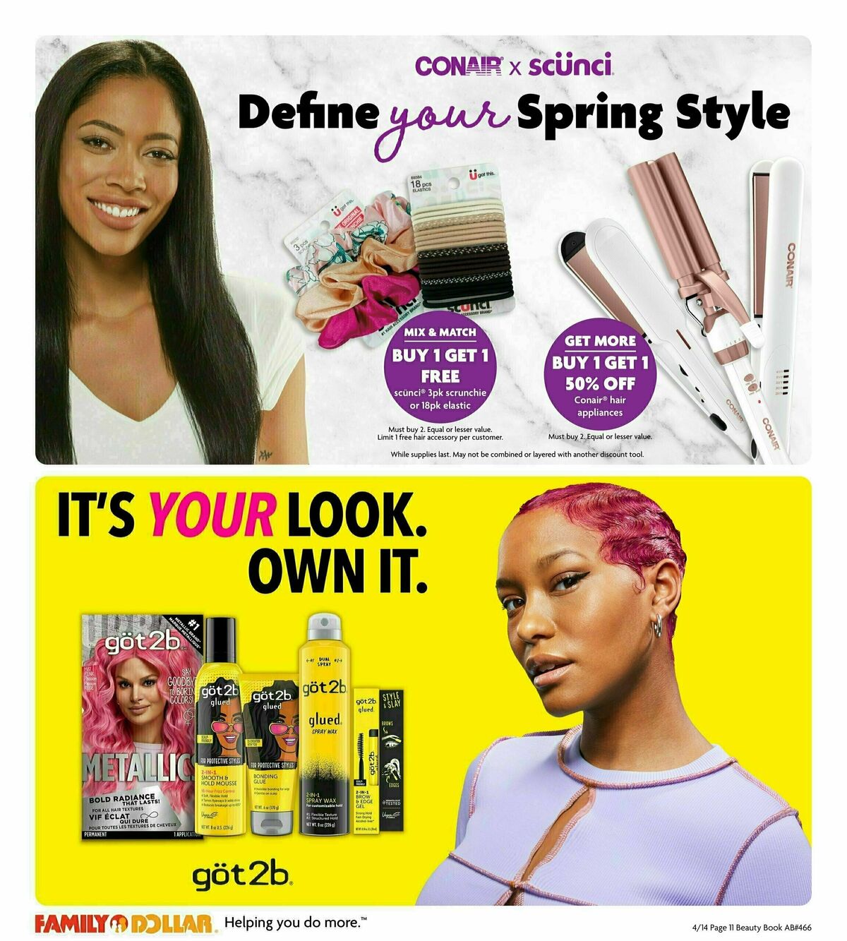 Family Dollar Beauty Book Weekly Ad from April 14