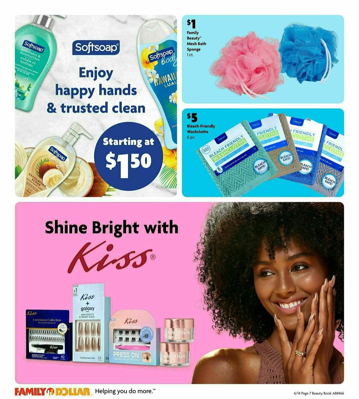 Family Dollar Beauty Book Weekly Ad from April 14