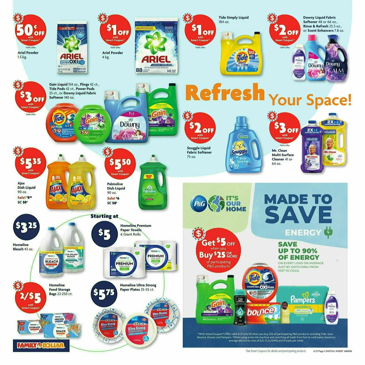 Family Dollar Weekly Ad from April 21