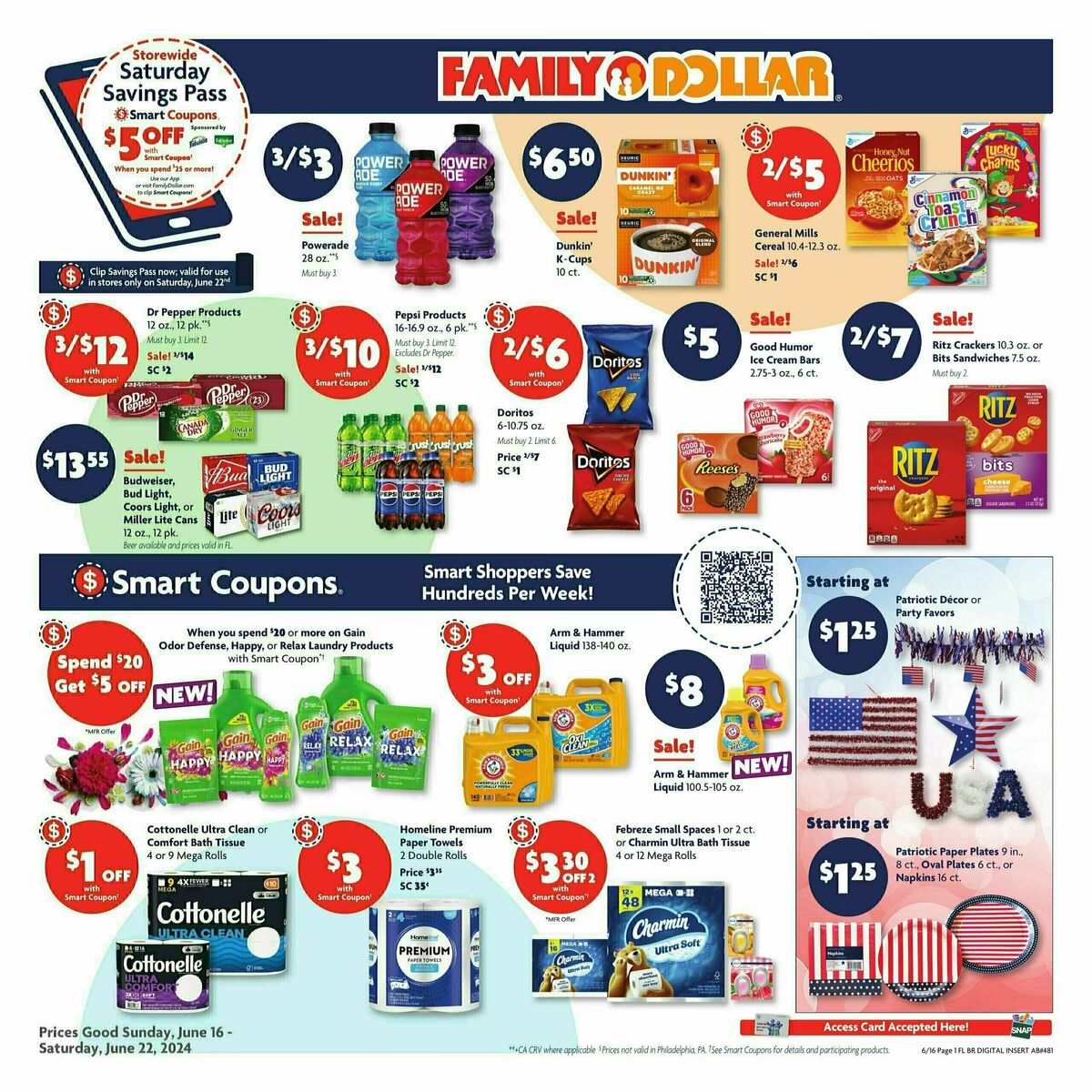 Family Dollar Weekly Ad from June 16