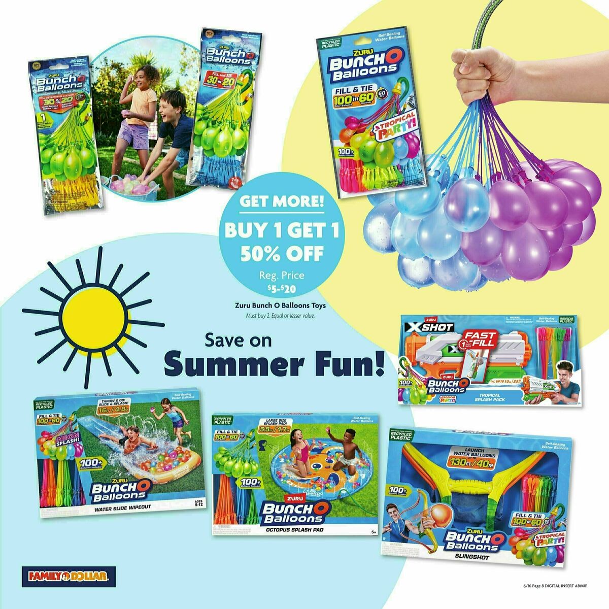 Family Dollar Weekly Ad from June 16