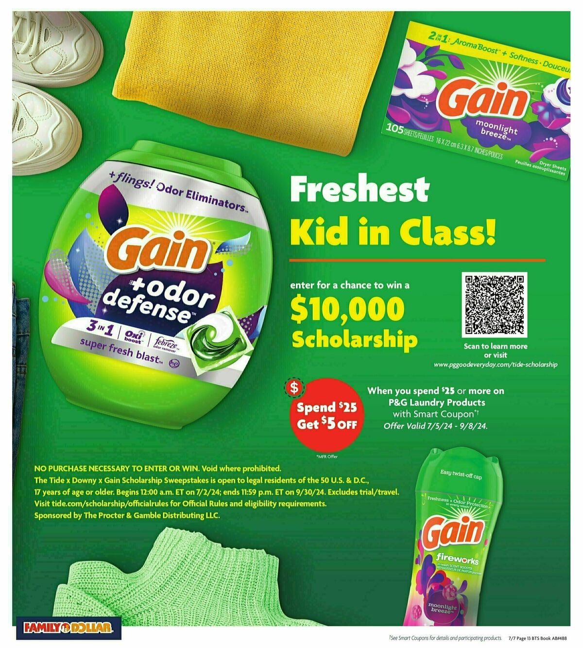 Family Dollar Back to School Weekly Ad from July 7