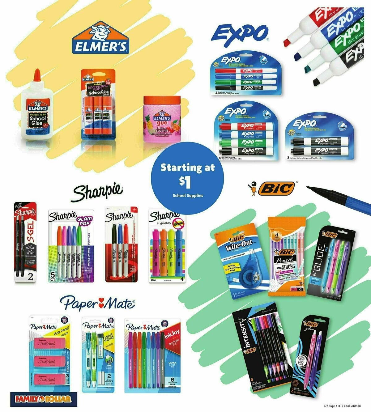 Family Dollar Back to School Weekly Ad from July 7