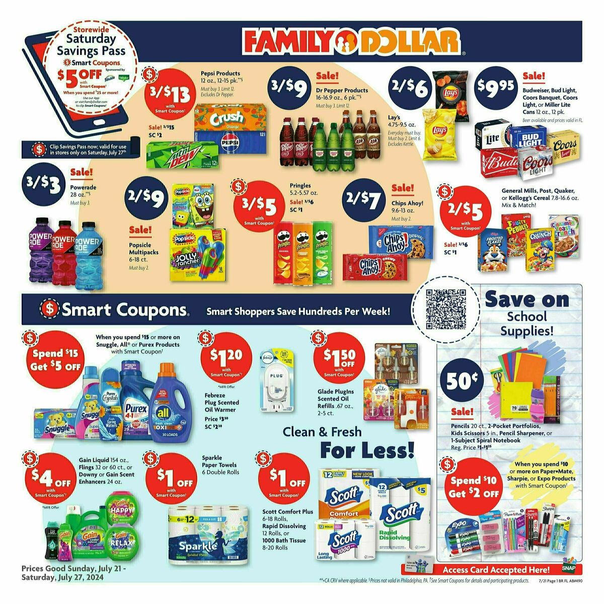 Family Dollar Weekly Ad from July 21