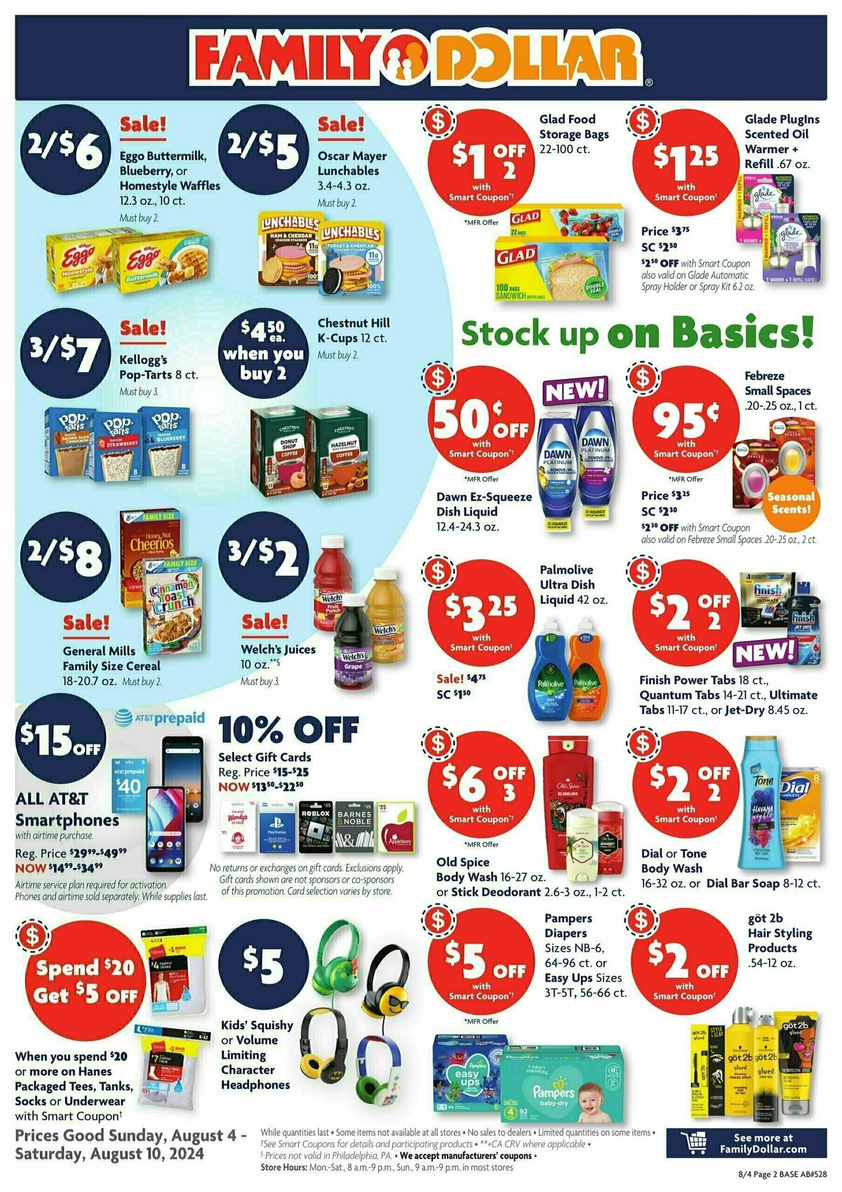 Family Dollar Weekly Ad from August 4