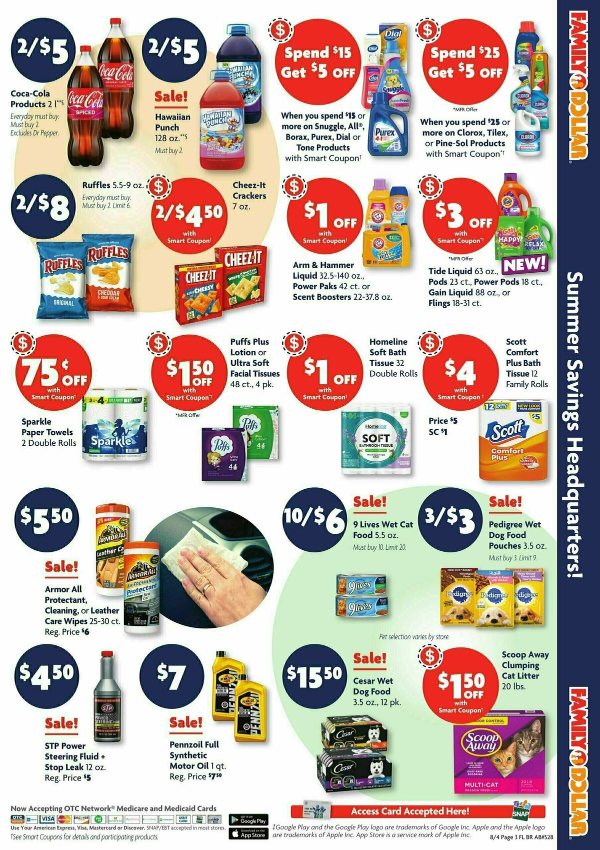 Family Dollar Weekly Ad from August 4