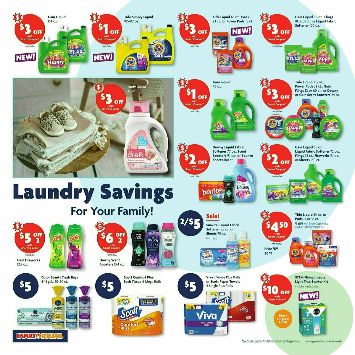 Family Dollar Weekly Ad from August 11