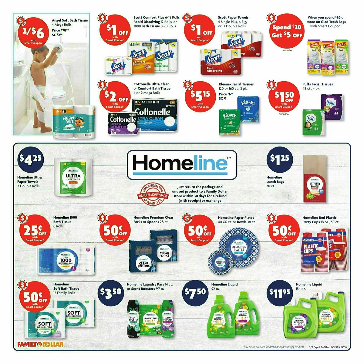 Family Dollar Weekly Ad from August 11