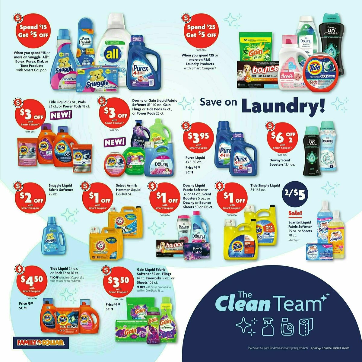 Family Dollar Weekly Ad from August 18