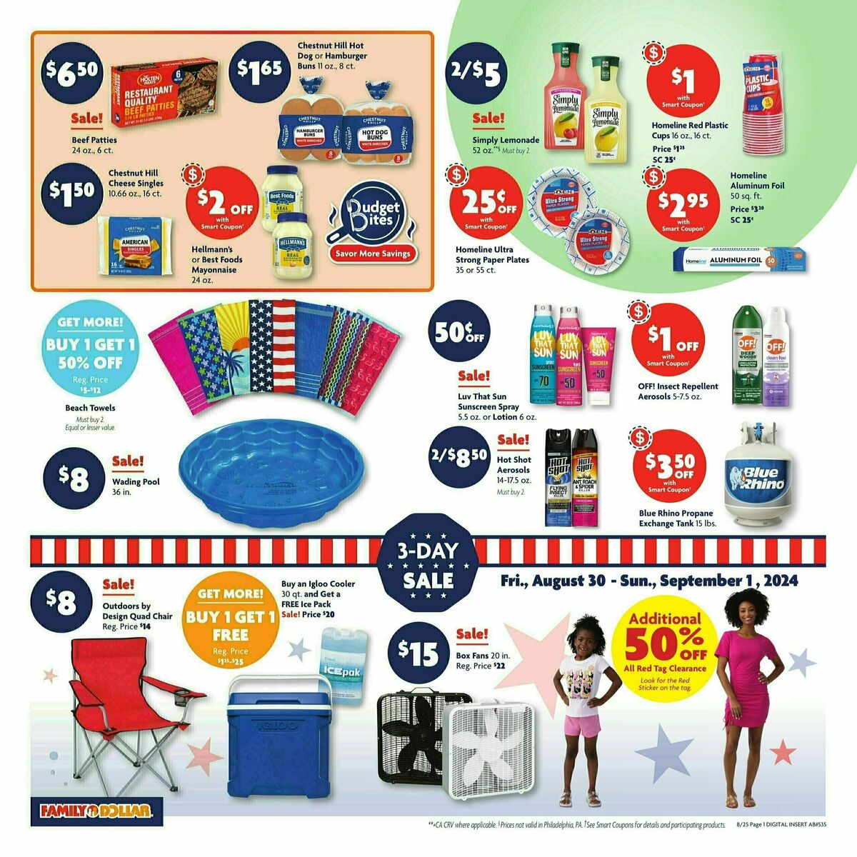 Family Dollar Weekly Ad from August 25