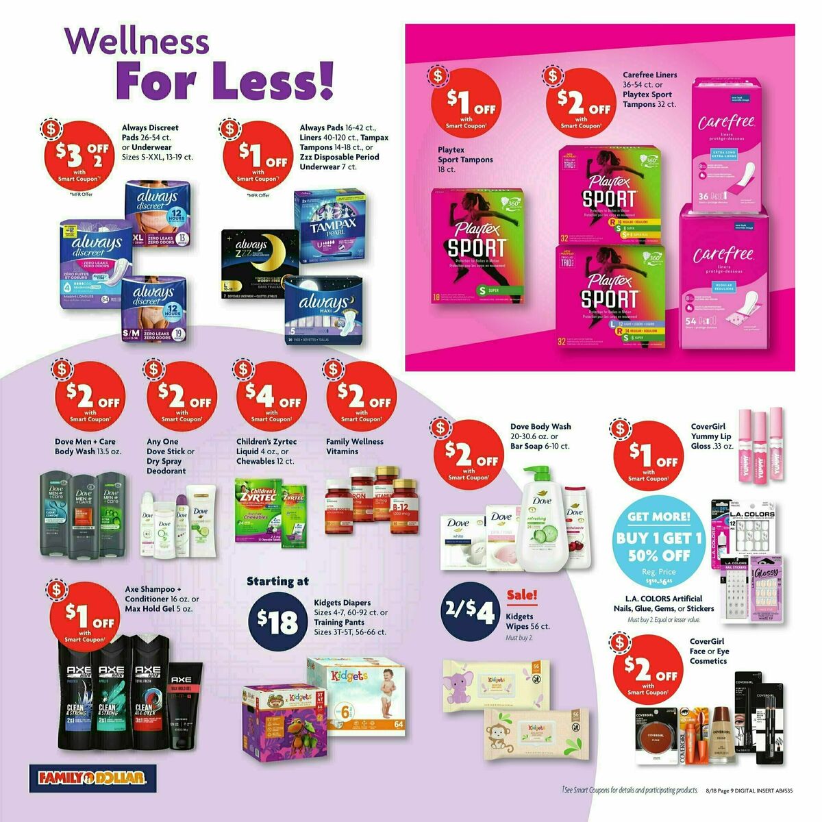 Family Dollar Weekly Ad from August 25