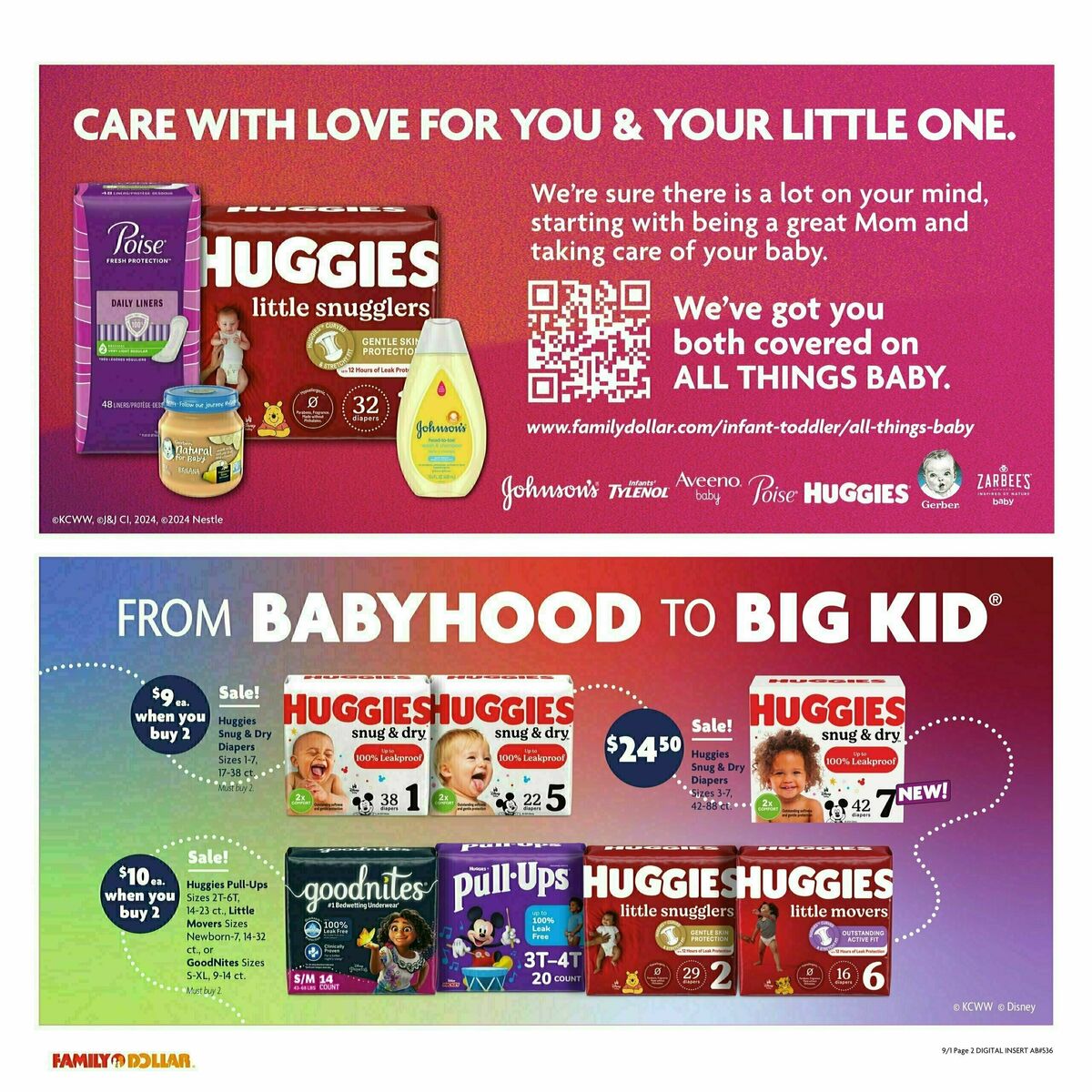 Family Dollar Baby Weekly Ad from September 1