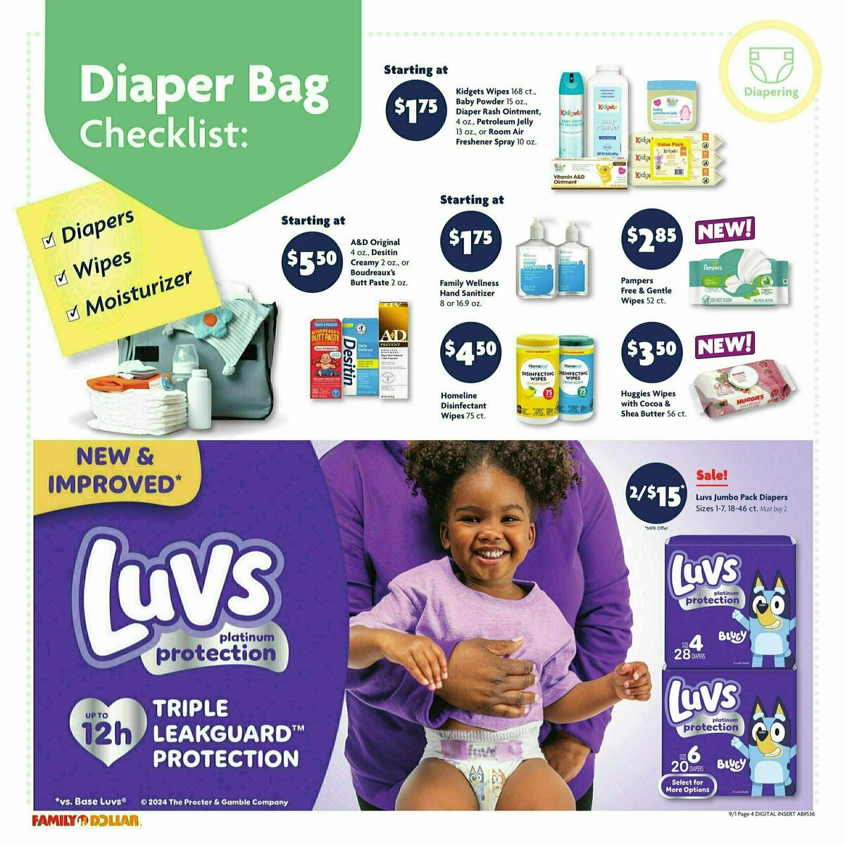 Family Dollar Baby Weekly Ad from September 1