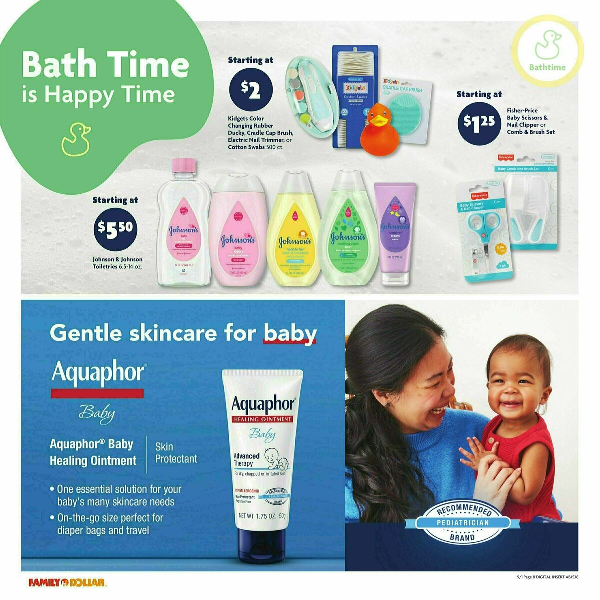 Family Dollar Baby Weekly Ad from September 1