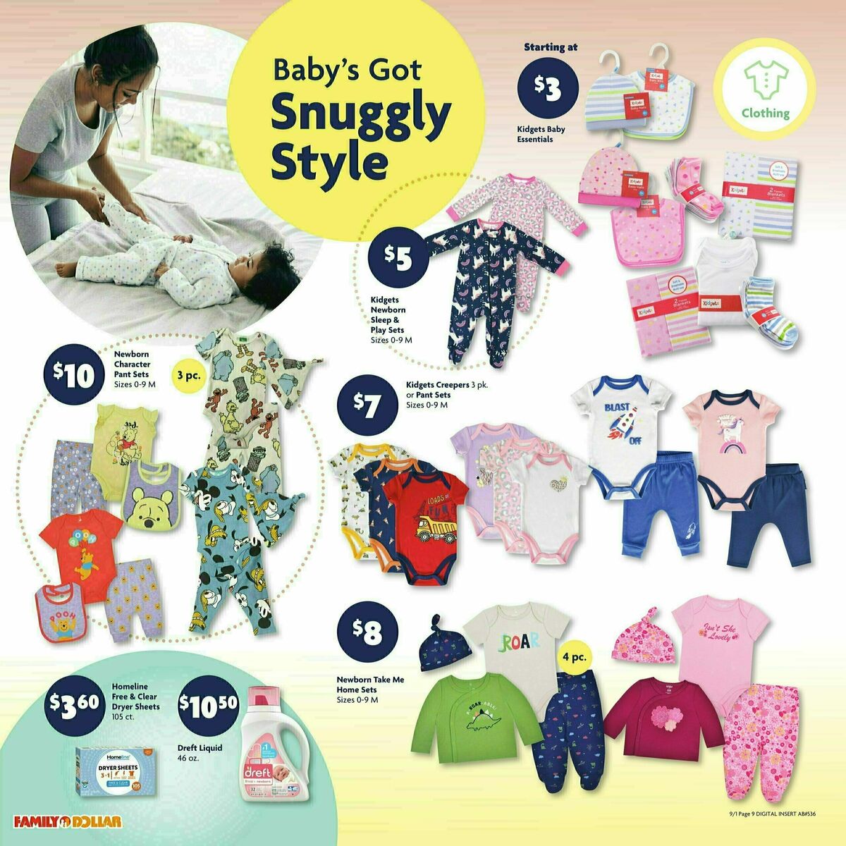 Family Dollar Baby Weekly Ad from September 1