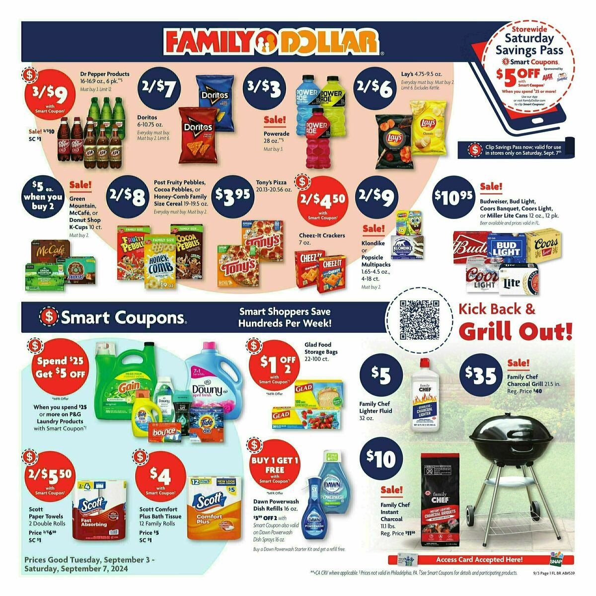 Family Dollar Weekly Ad from September 3