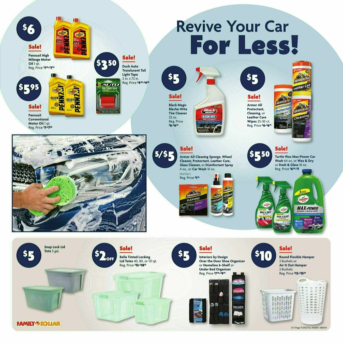 Family Dollar Weekly Ad from September 3