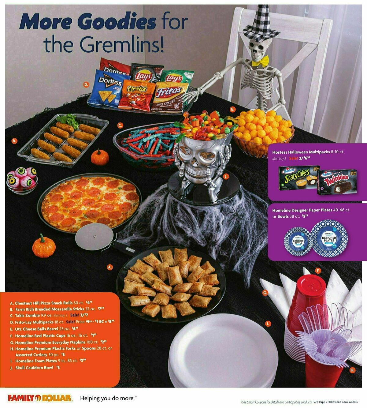 Family Dollar Halloween Weekly Ad from September 6