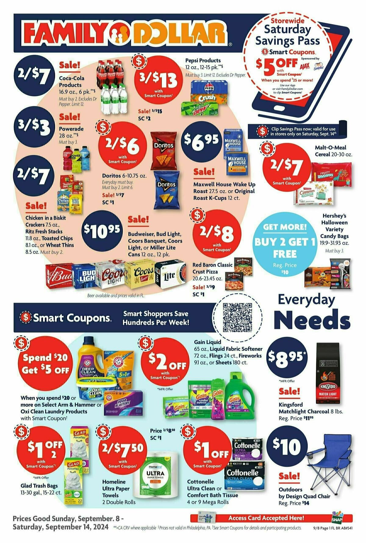 Family Dollar Weekly Ad from September 8