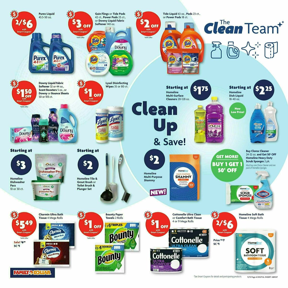 Family Dollar Weekly Ad from September 15