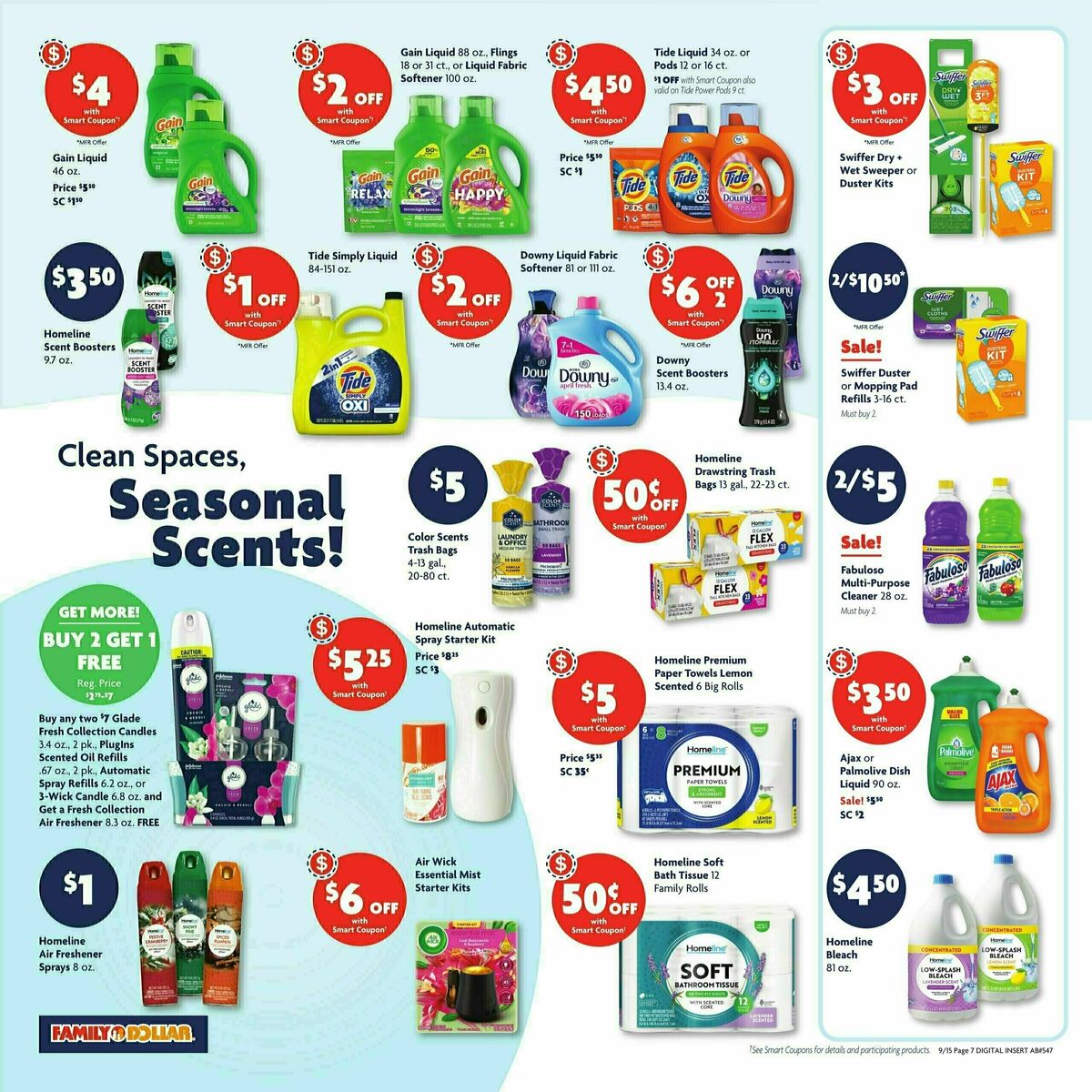 Family Dollar Weekly Ad from September 15