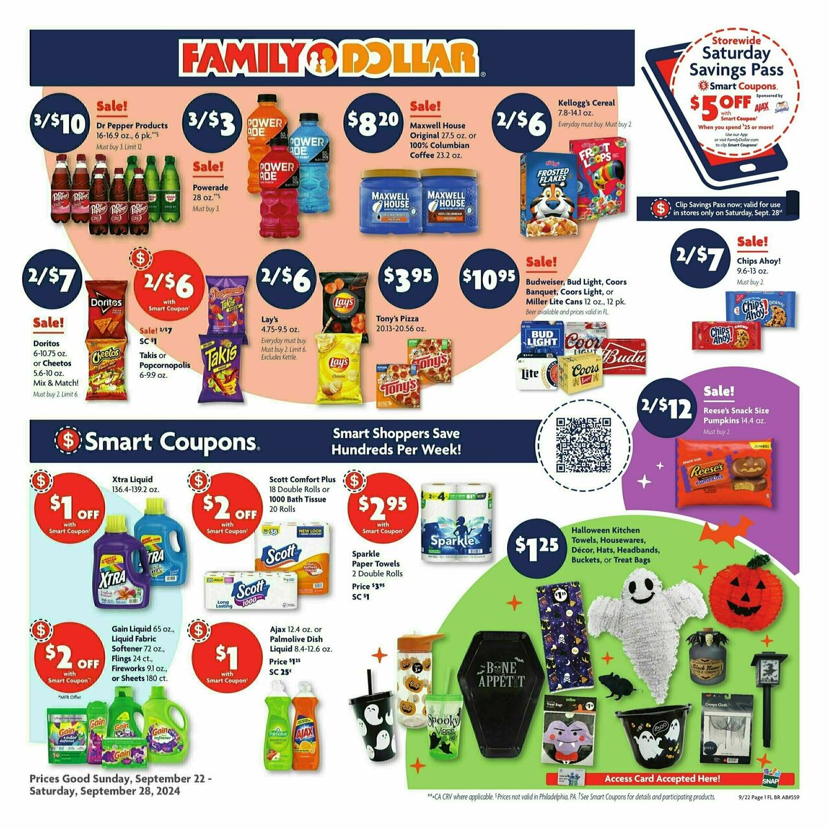 Family Dollar Weekly Ad from September 22