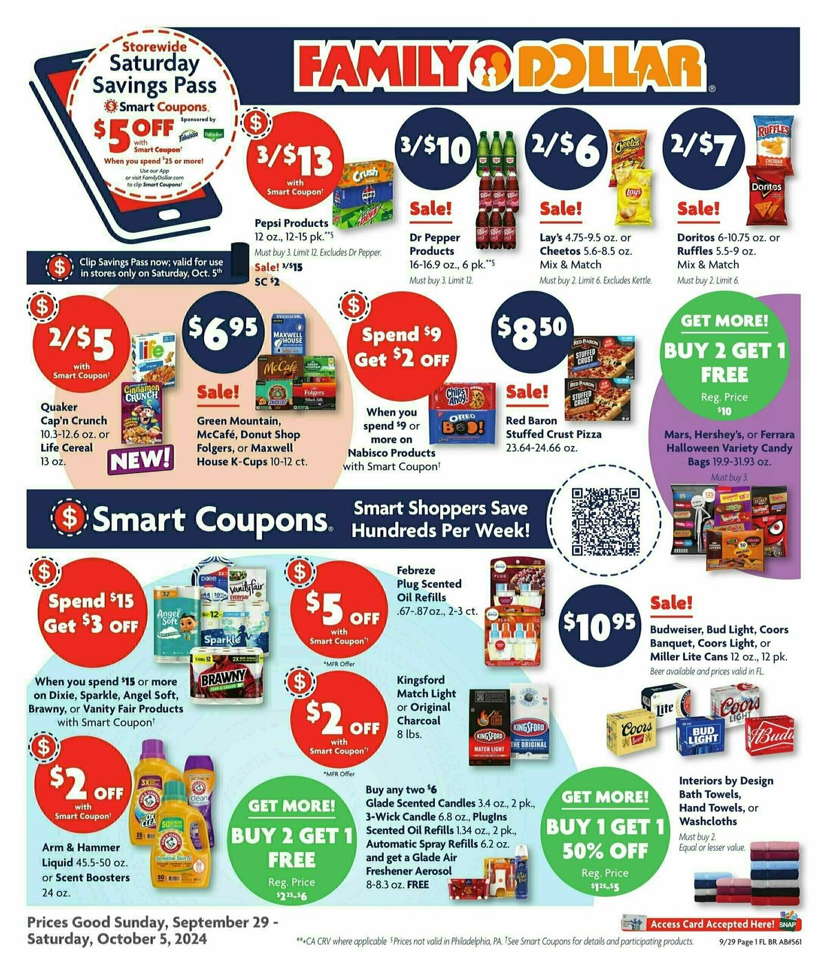 Family Dollar Weekly Ad from September 29