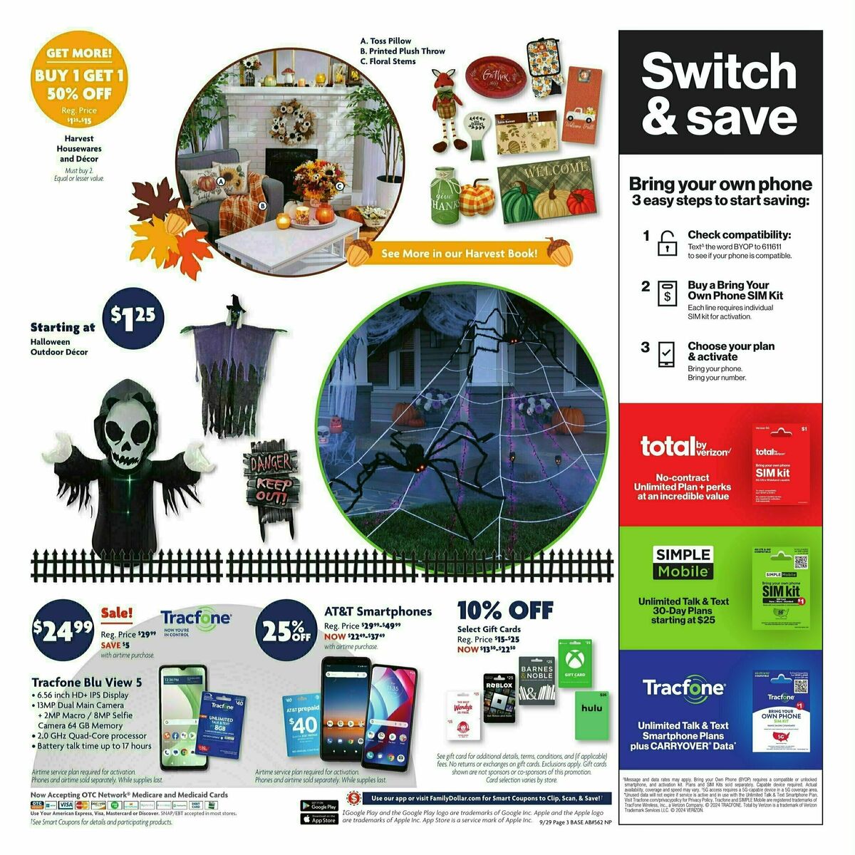 Family Dollar Weekly Ad from September 29