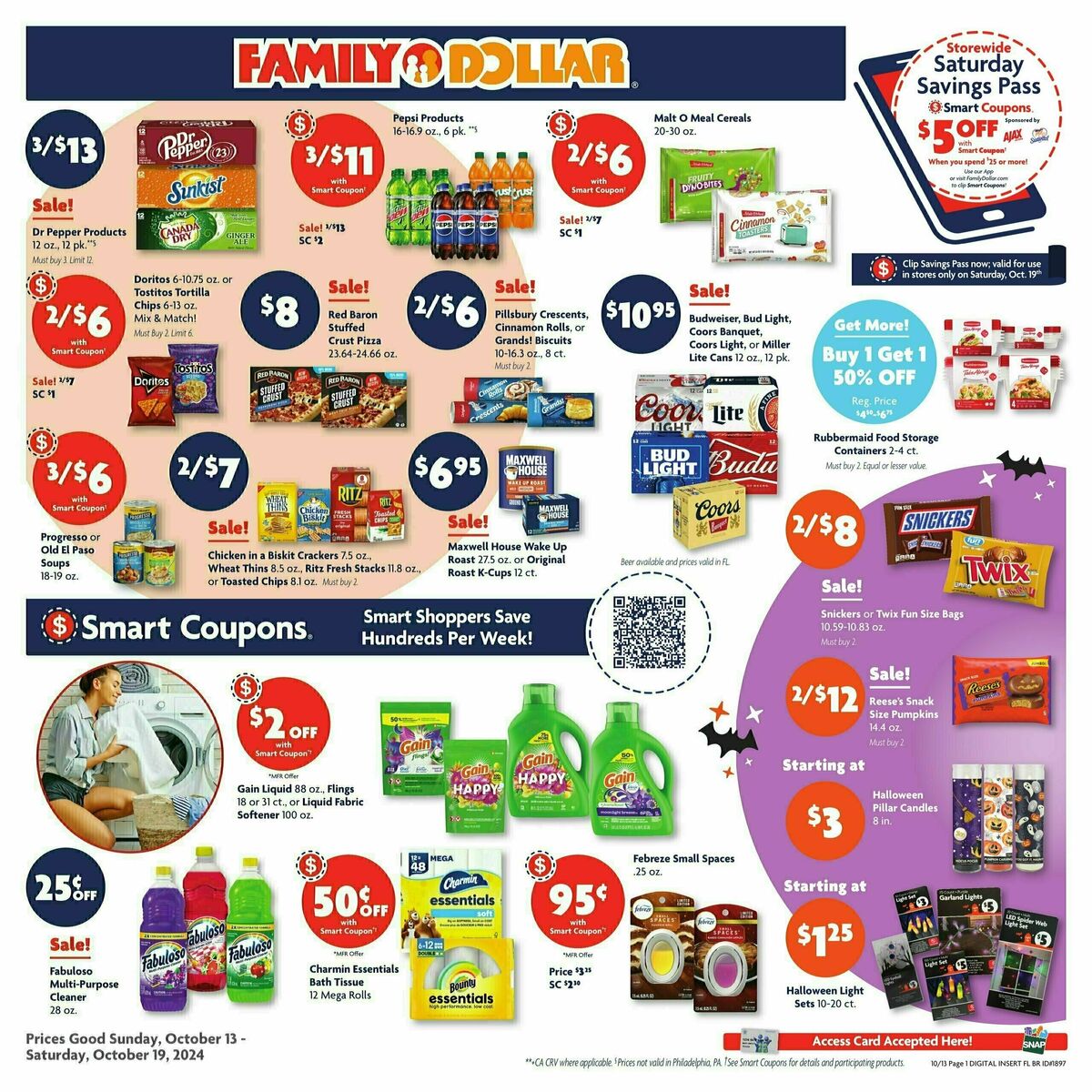 Family Dollar Weekly Ad from October 13