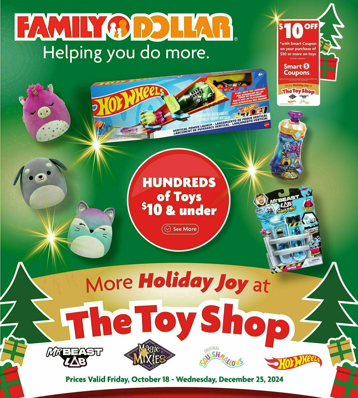 Family Dollar Holiday Toy Guide Weekly Ad from October 18