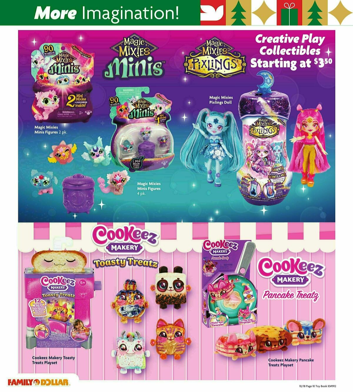 Family Dollar Holiday Toy Guide Weekly Ad from October 18