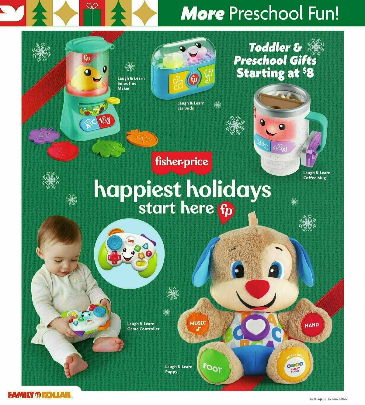 Family Dollar Holiday Toy Guide Weekly Ad from October 18