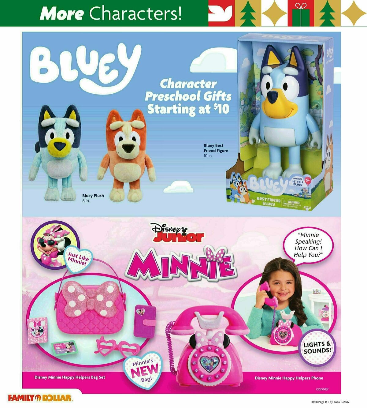 Family Dollar Holiday Toy Guide Weekly Ad from October 18