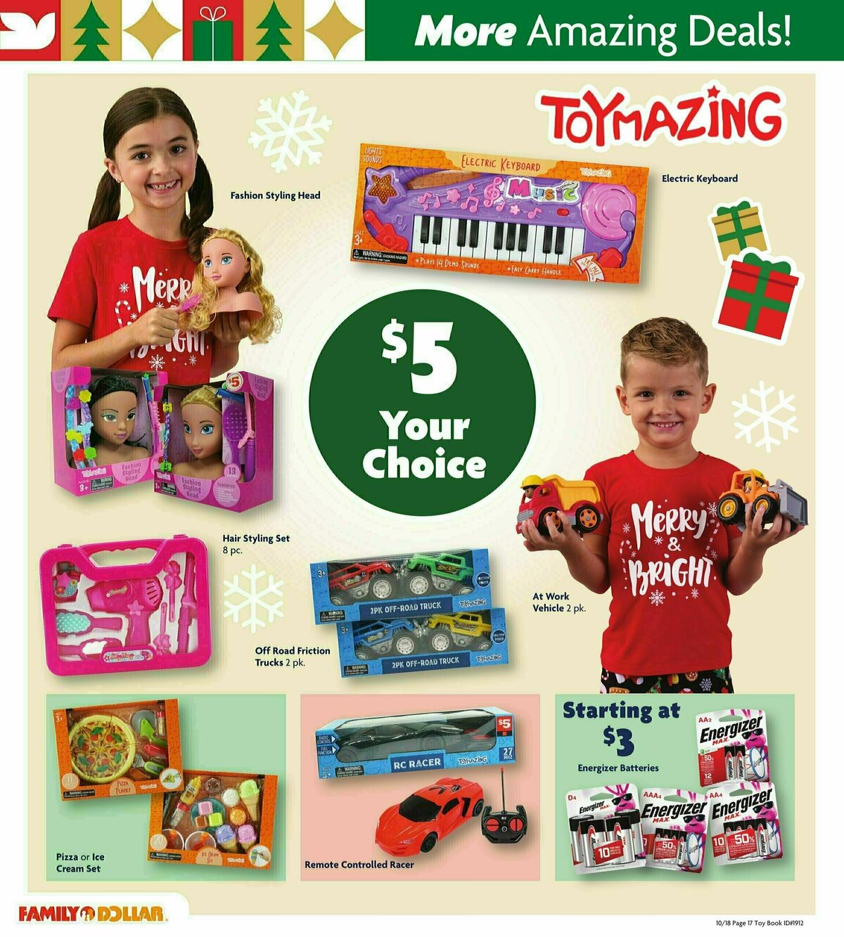 Family Dollar Holiday Toy Guide Weekly Ad from October 18