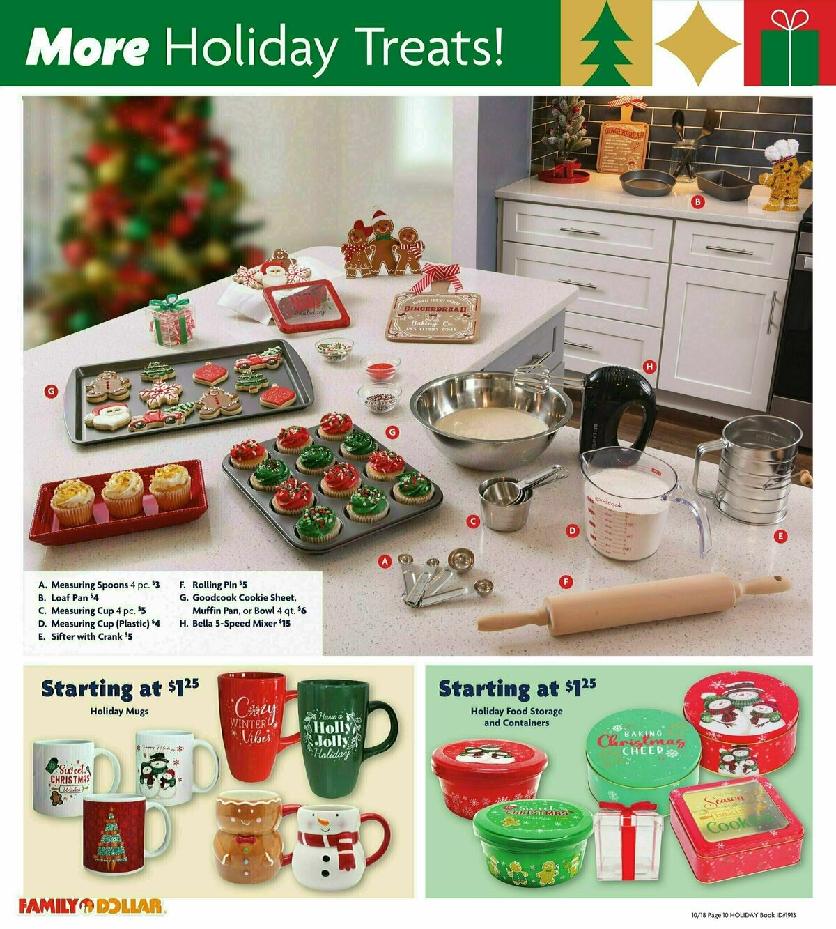 Family Dollar Holiday Gift Guide Weekly Ad from October 18