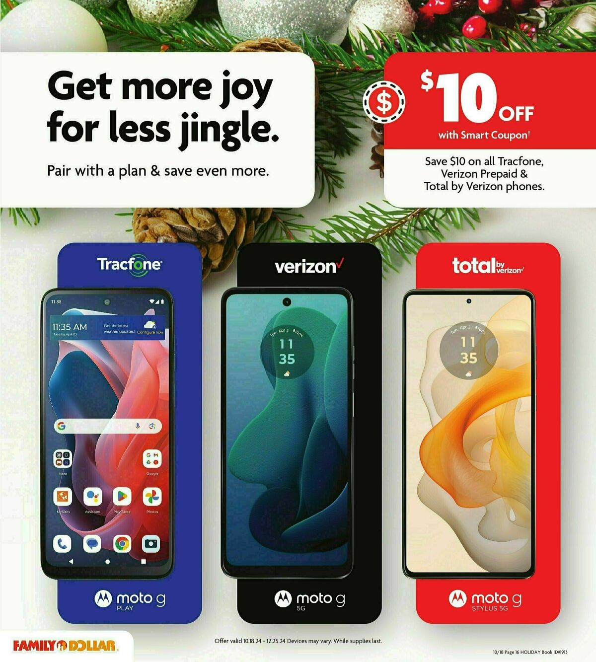 Family Dollar Holiday Gift Guide Weekly Ad from October 18