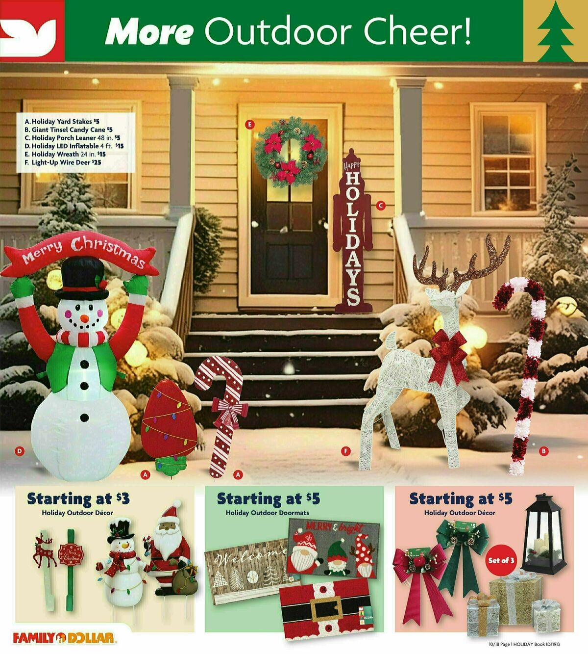 Family Dollar Holiday Gift Guide Weekly Ad from October 18