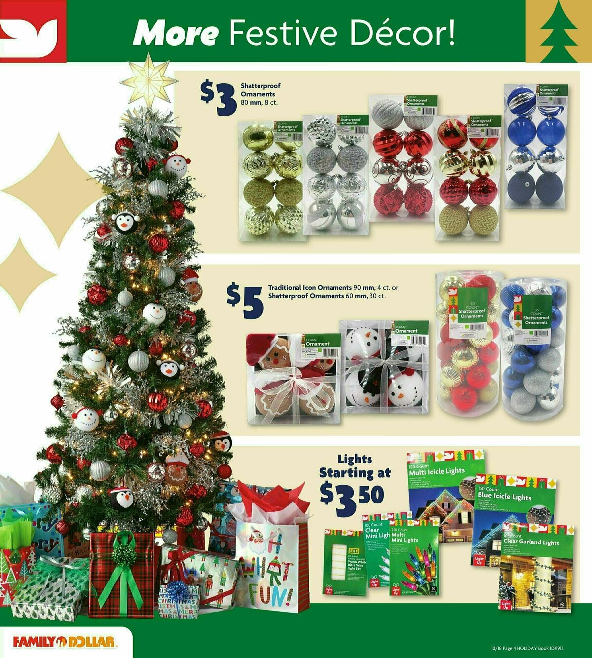 Family Dollar Holiday Gift Guide Weekly Ad from October 18