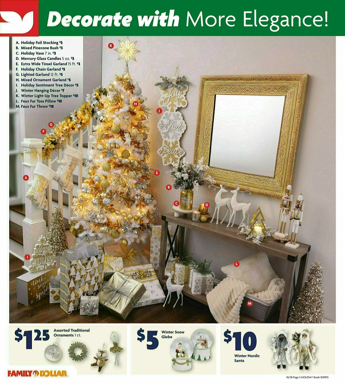 Family Dollar Holiday Gift Guide Weekly Ad from October 18