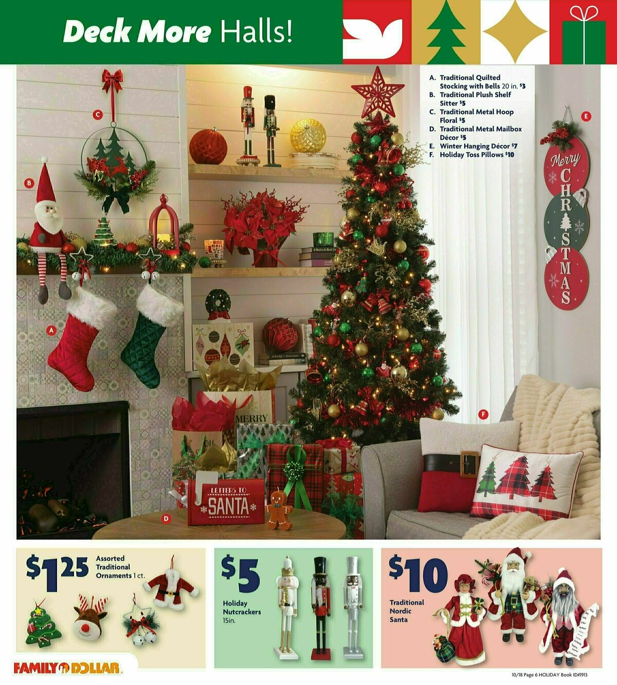 Family Dollar Holiday Gift Guide Weekly Ad from October 18