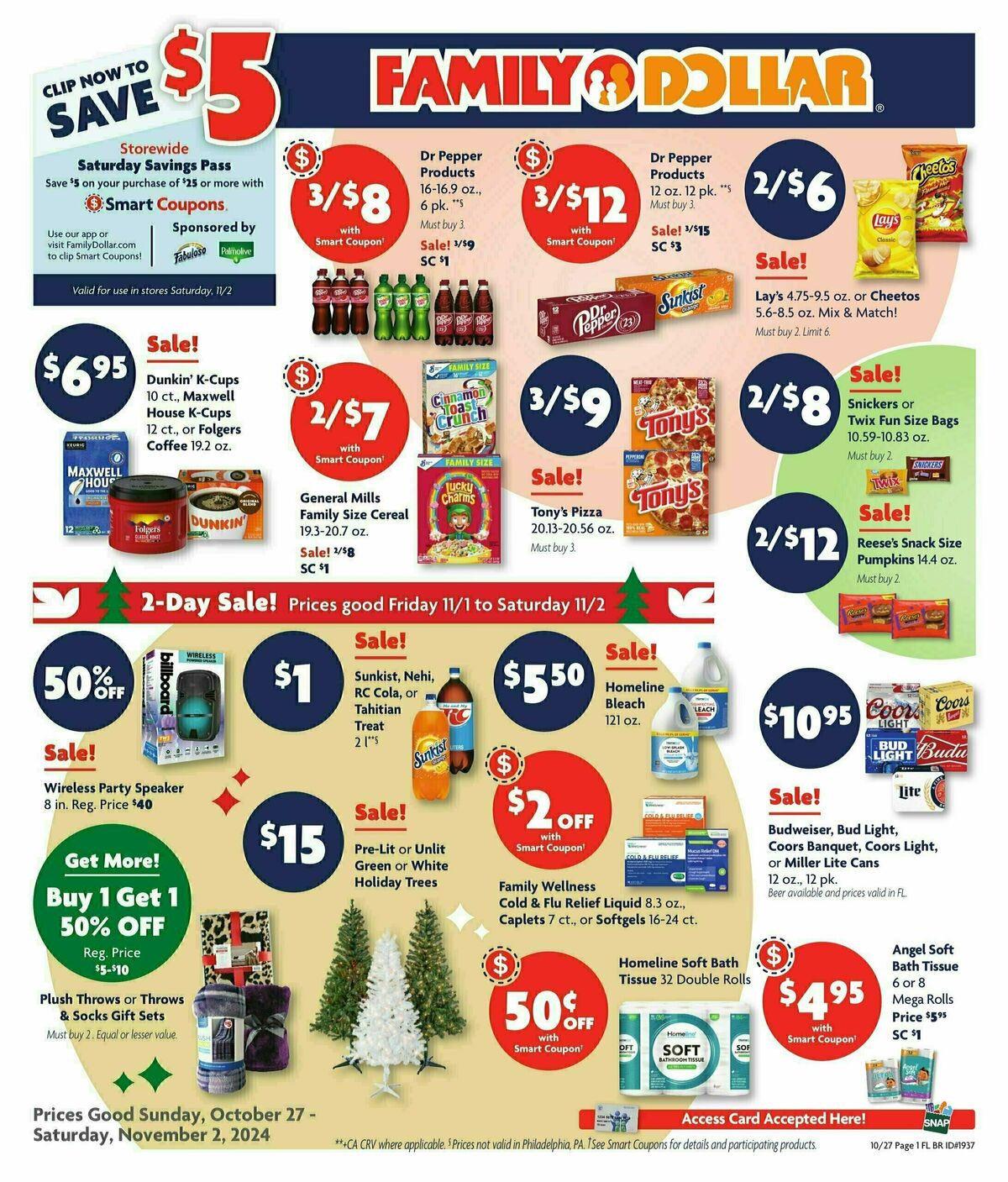 Family Dollar Weekly Ad from October 27