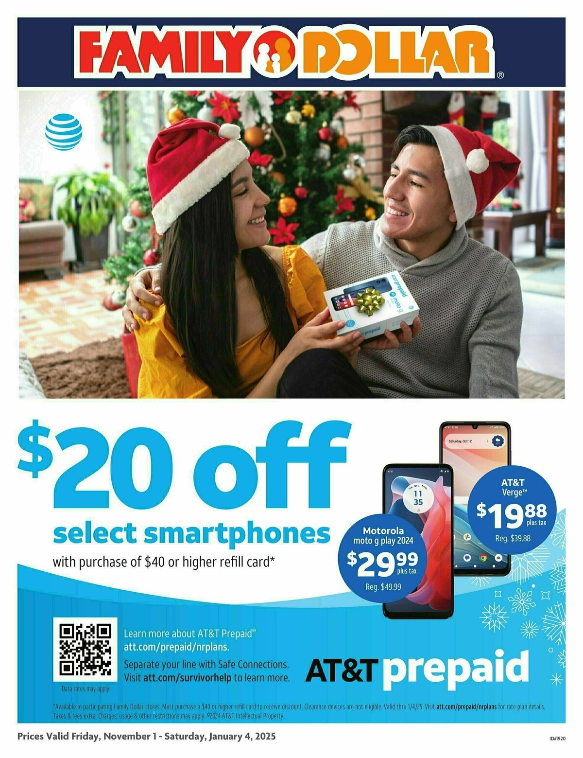 Family Dollar AT&T Weekly Ad from November 1