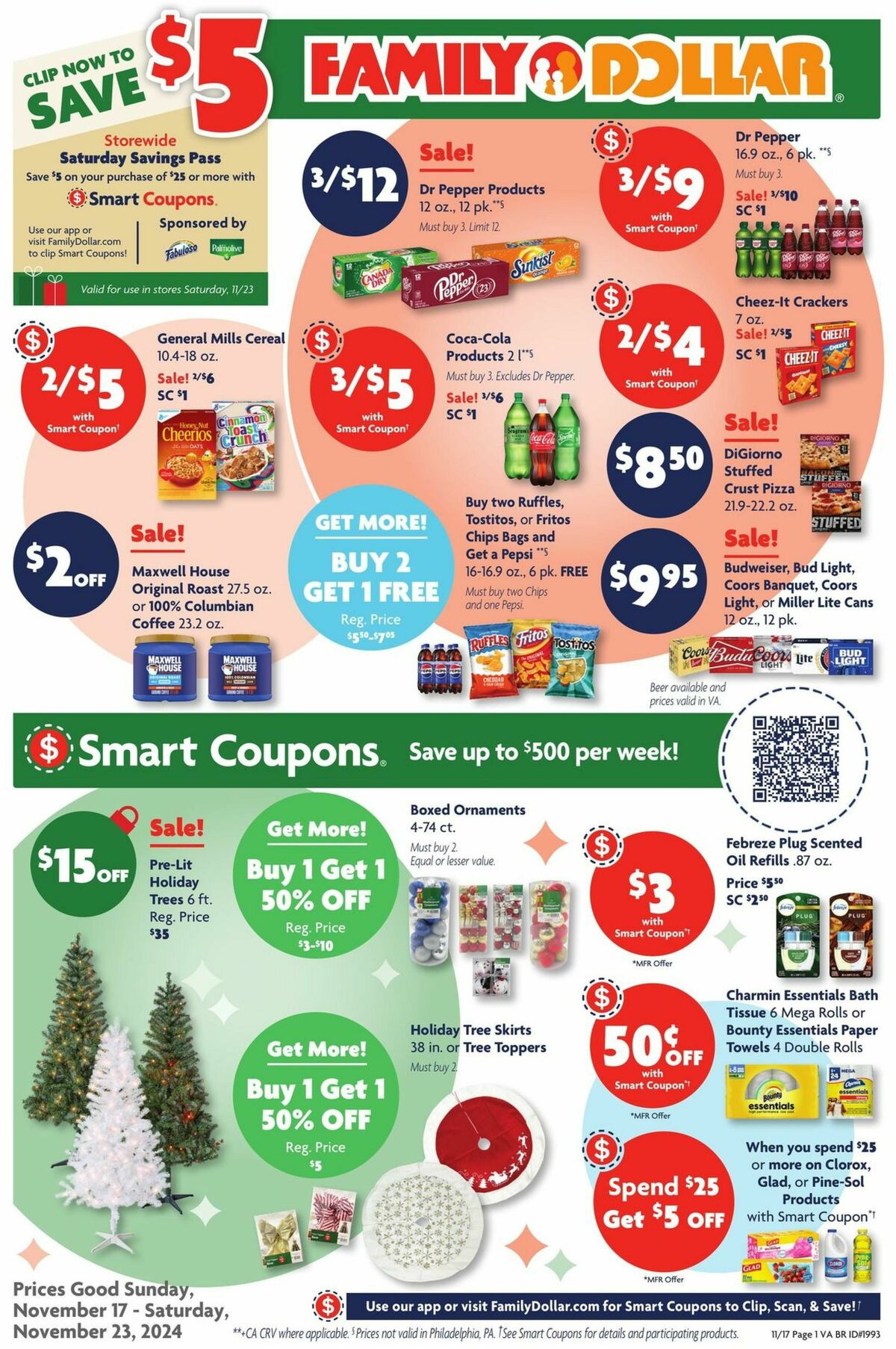 Family Dollar Weekly Ad from November 17