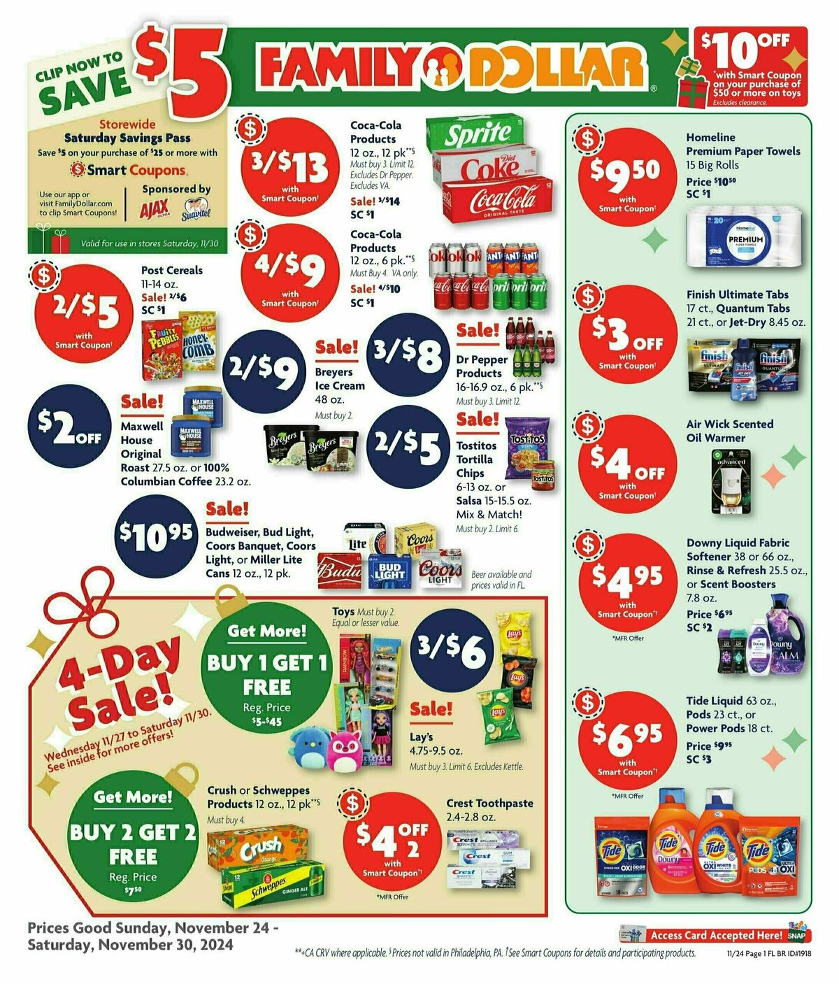 Family Dollar Weekly Ad from November 24