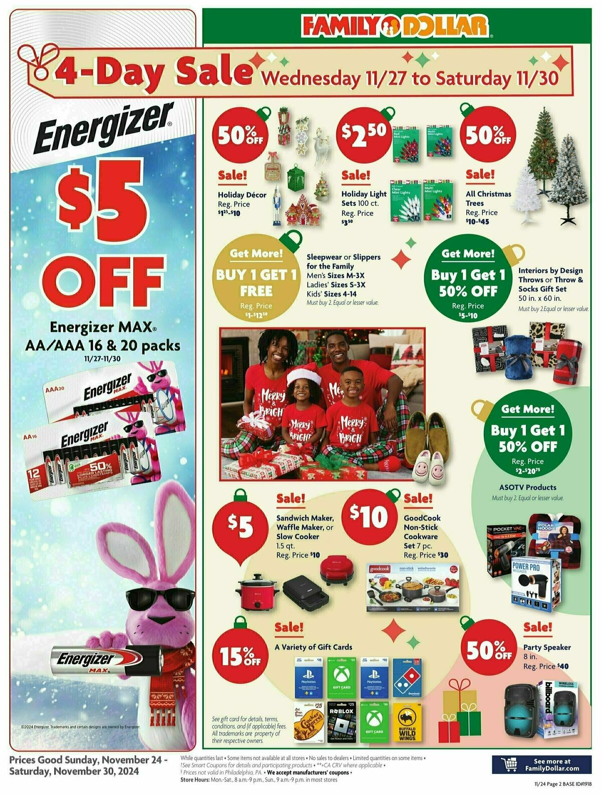 Family Dollar Weekly Ad from November 24