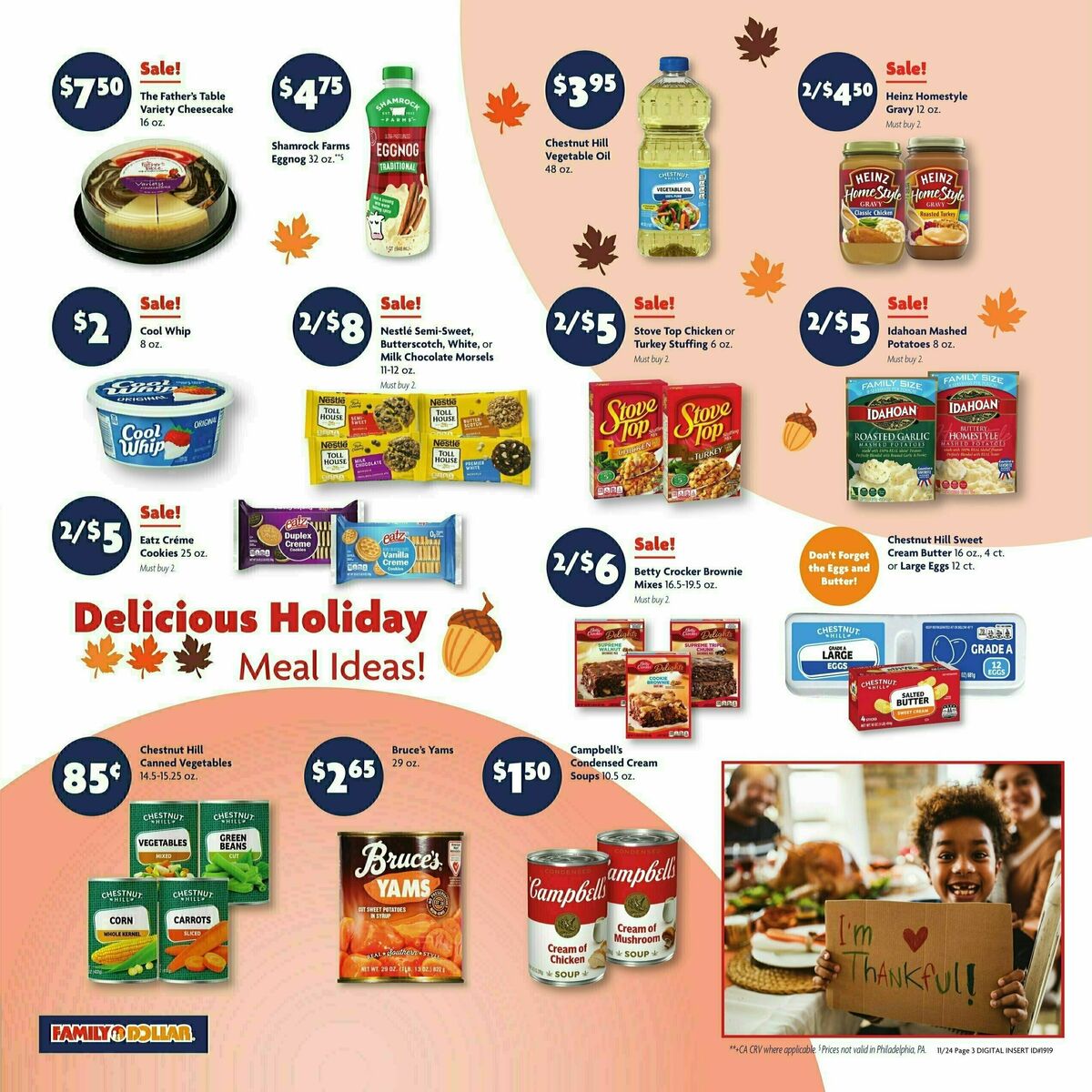 Family Dollar Weekly Ad from November 24